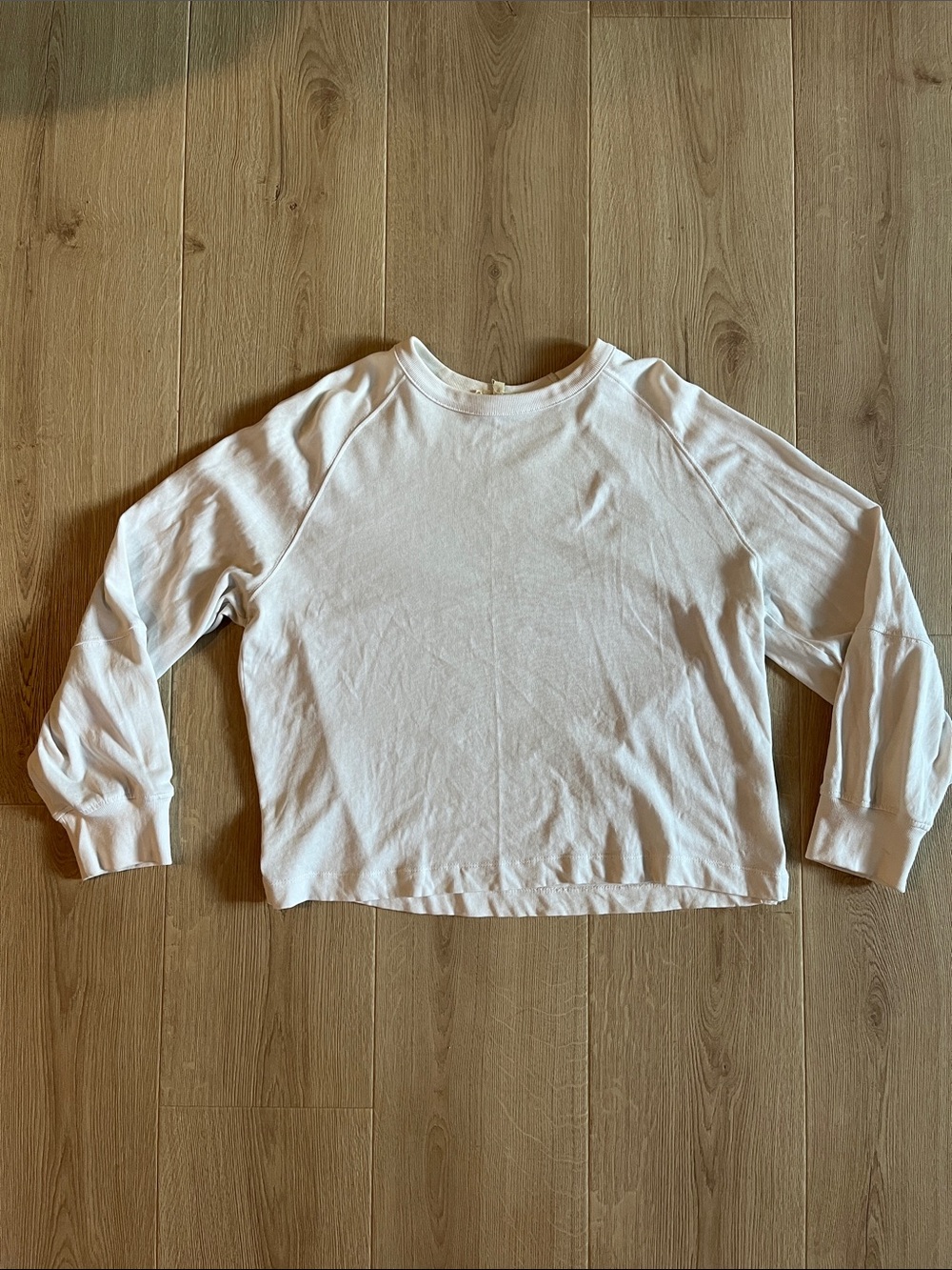 Madewell White Crewneck Pullover